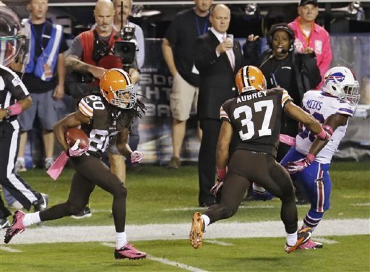 Weeden throws TD pass as Browns tie Bills 24-all - The San Diego  Union-Tribune