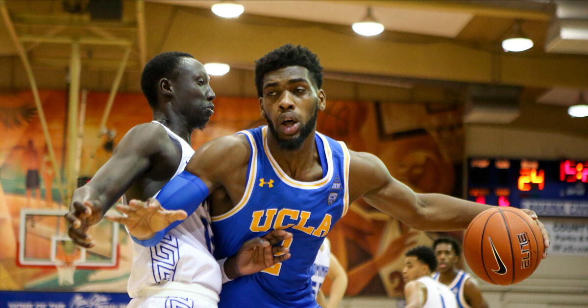 Codey Riley Basketball Cody Riley's career day ends early but helps UCLA top Denver - Los ...