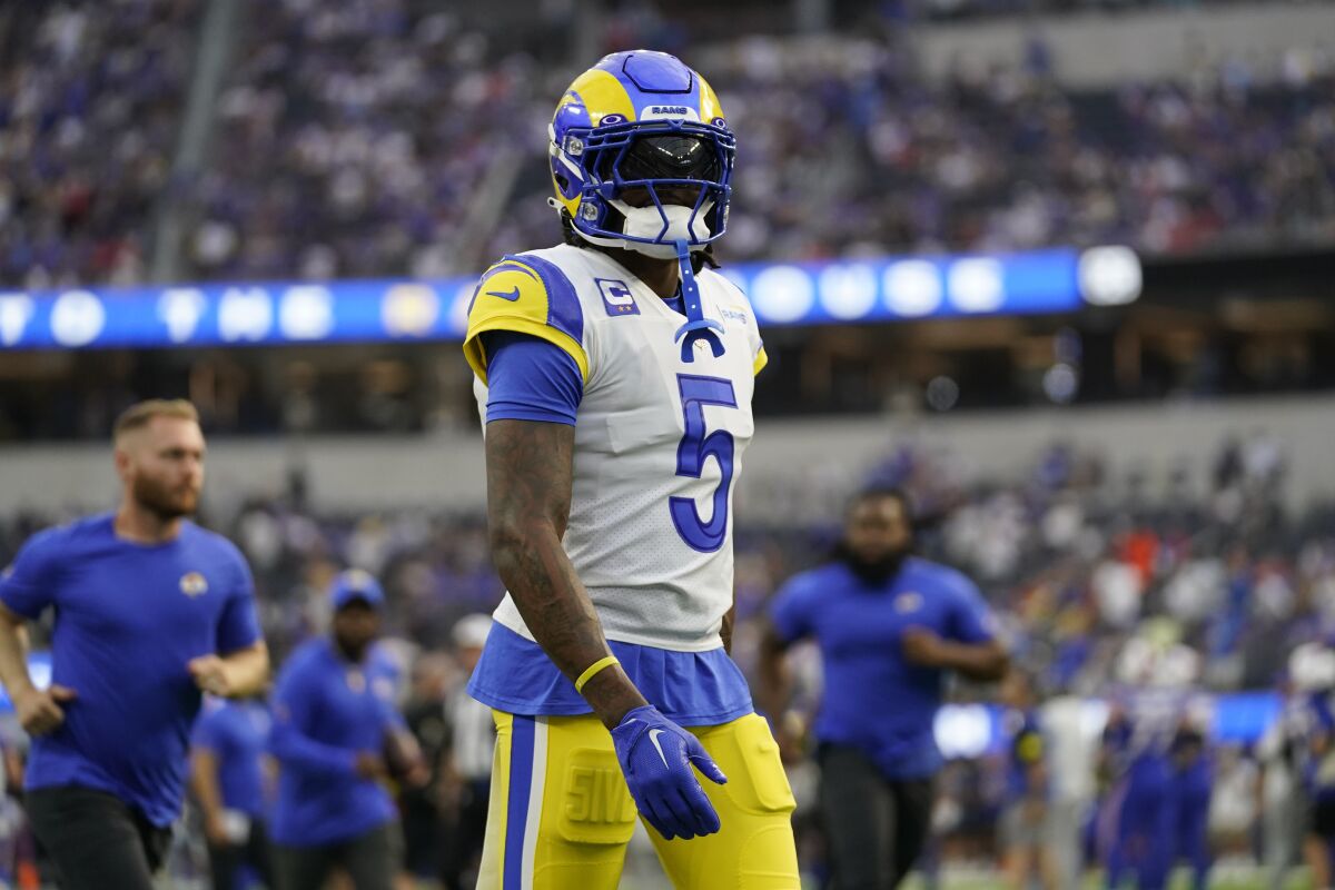 From his corner, Rams' Jalen Ramsey knows his opener was subpar - Los ...