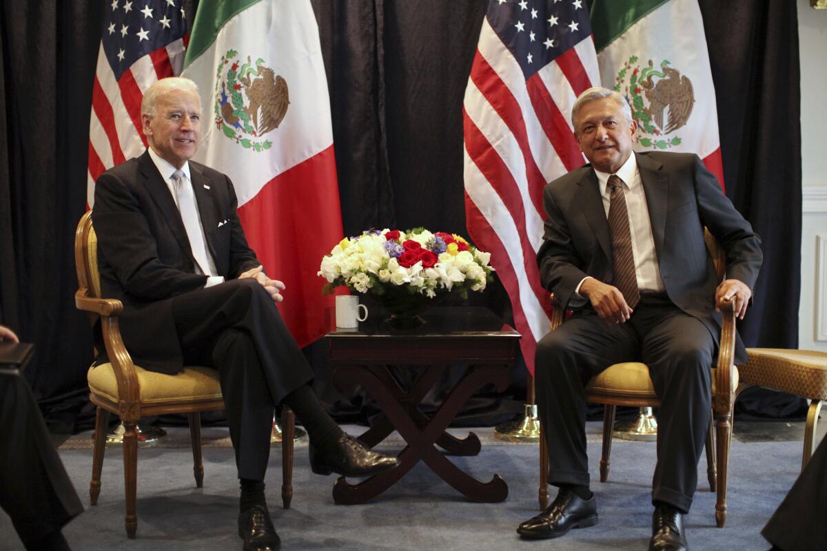 ARCHIVO - El entonces vicepresidente de Estados Unidos Joe Biden,