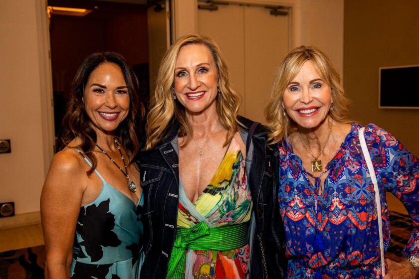 Patricia Ford, Linda Burns and Patti Edwards, at Beach Ball Gala for Childhelp.
