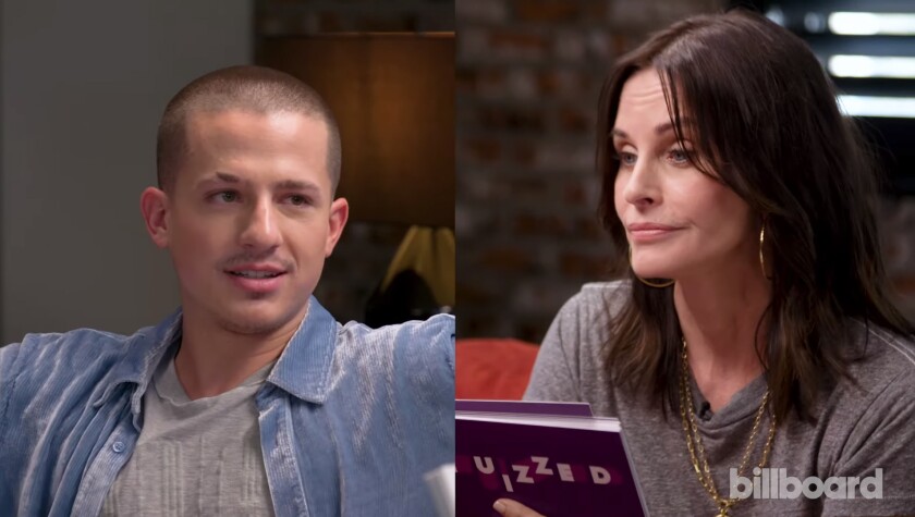 Charlie Puth and Courteney Cox