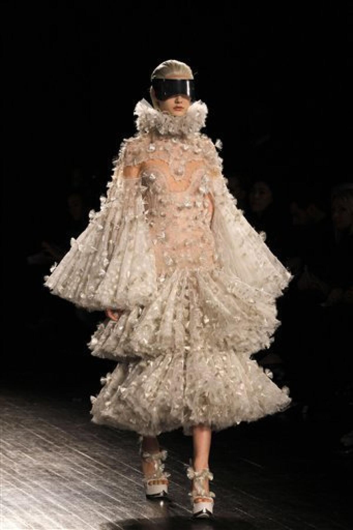 Chanel and Alexander McQueen entice fantasy in Paris fashion shows