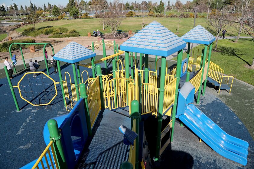 Fountain Valley have plans to construct a universally accessible playground at the Fountain Valley Sports Park.(Kevin Chang / Daily Pilot)