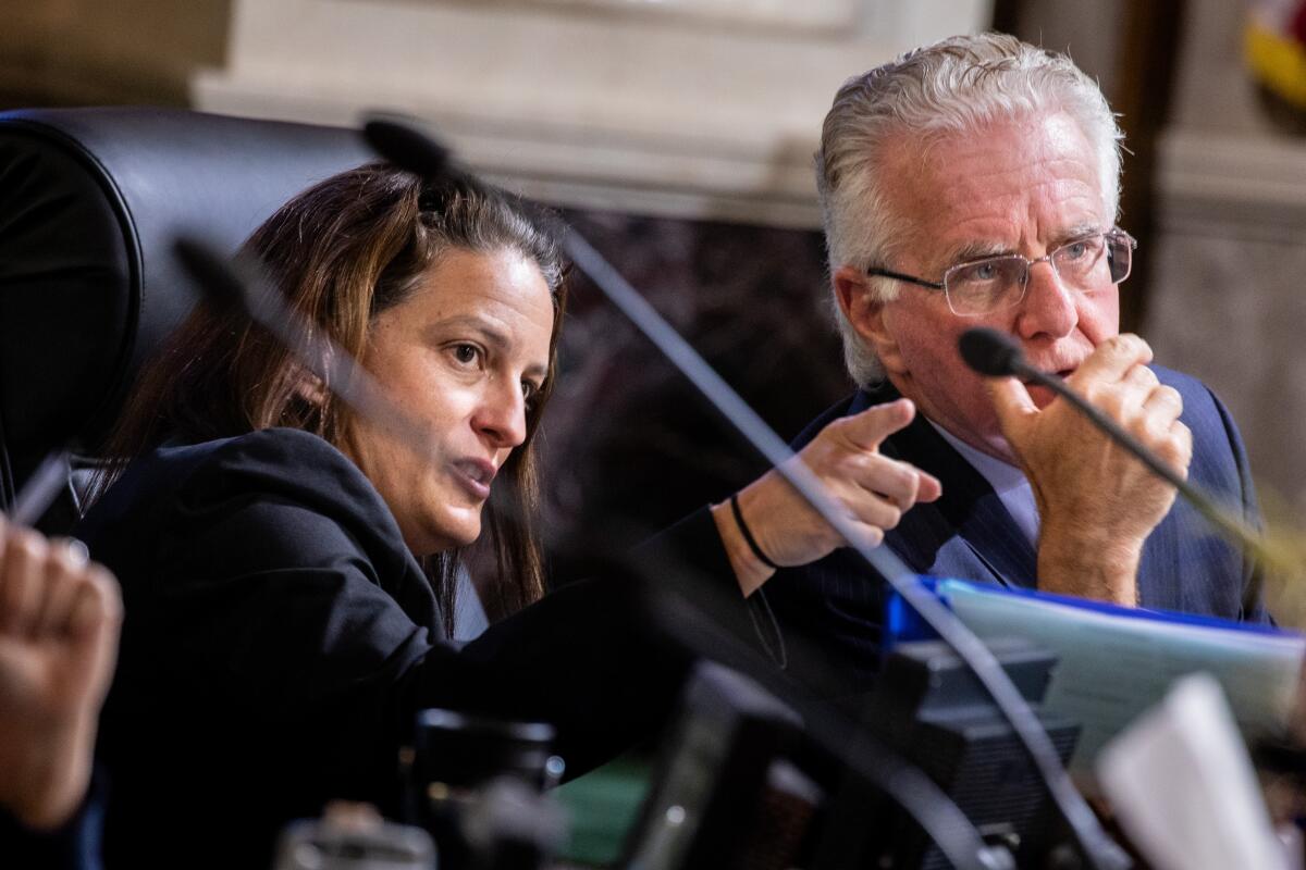 Councilmembers Katy Yaroslavsky and Paul Krekorian