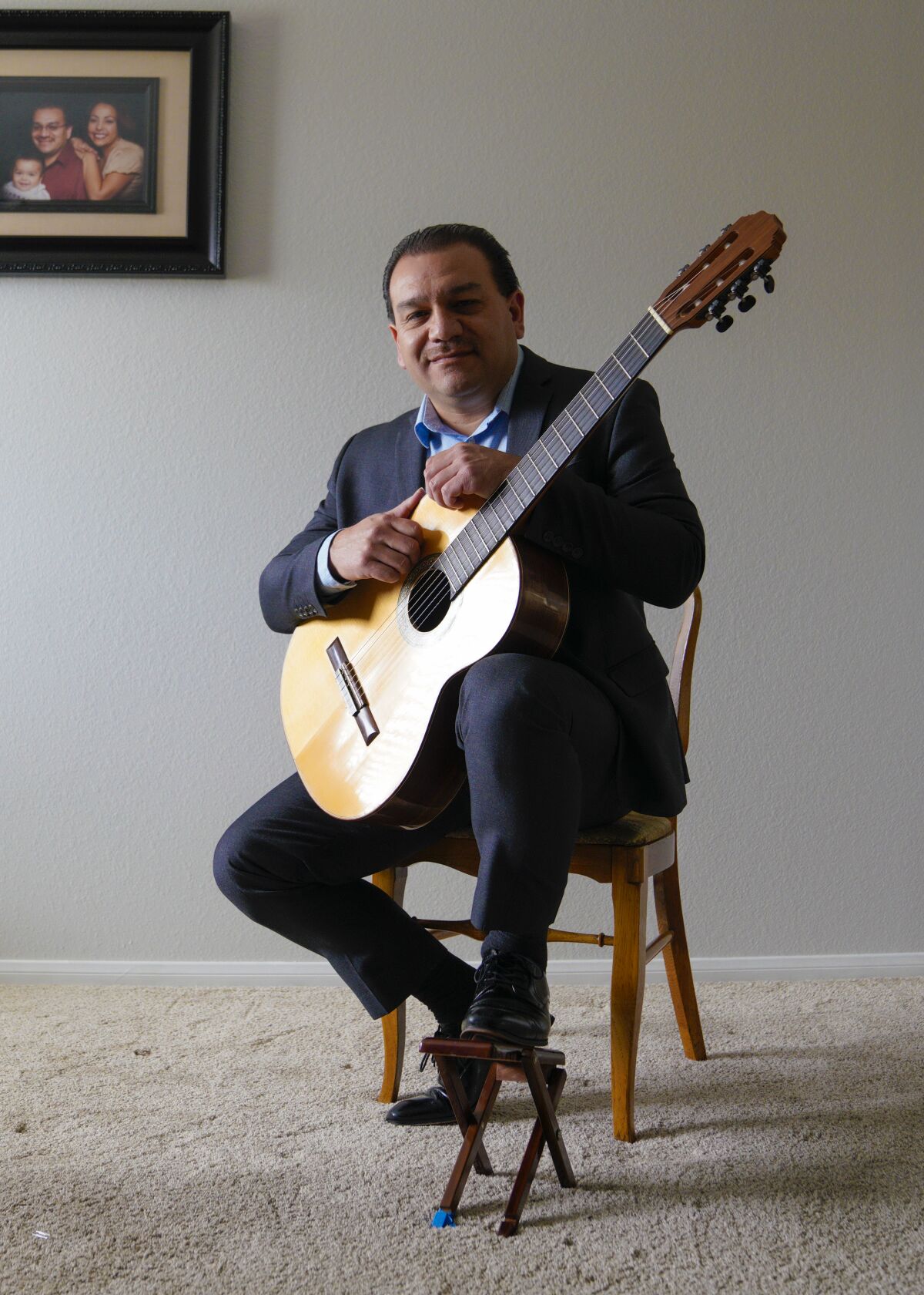 Serafin Paredes was recently named one of two recipients of the San Diego Youth Symphony and Conservatory's Profiles in Music Education Awards. He's been teaching music in the San Diego Unified School District since 1999, in addition to teaching string instruments at La Jolla Music Society's Community Music Center, developing a music program at Memorial Preparatory Academy for Scholars and Athletes, founding Mariachi Juvenil de San Diego, and serving as mariachi director at the University of San Diego.
