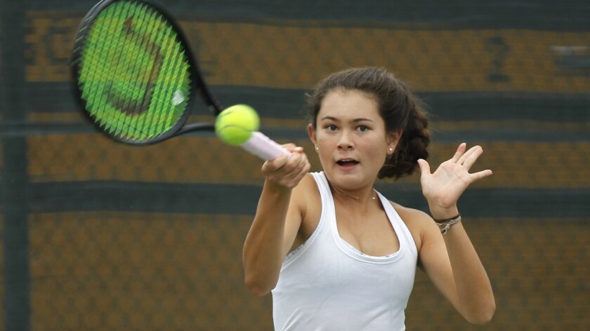 Olivia Wiese is part of a council that offers tennis programs and mentorship to underserved children.