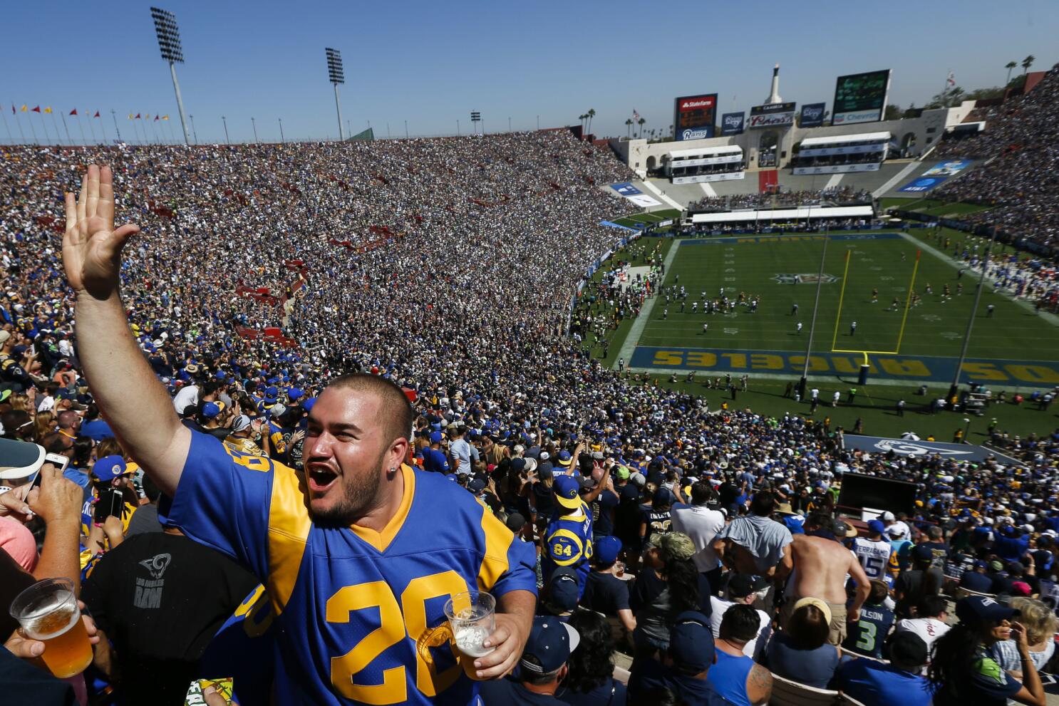 los angeles rams first game