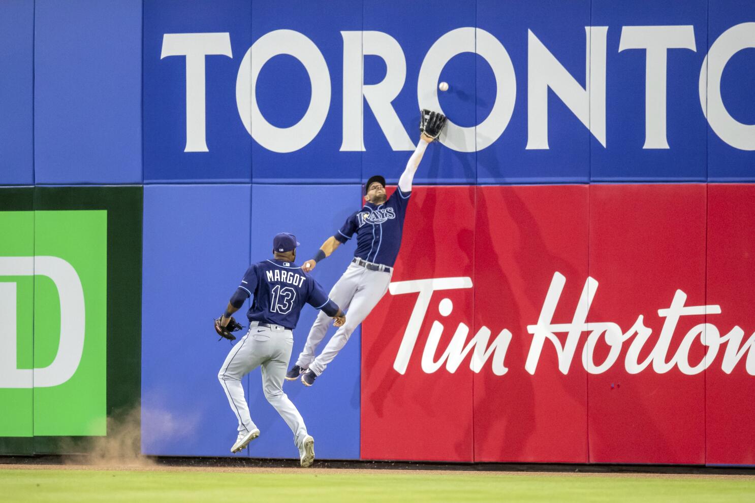 Kiermaier's catch clinches win for Rays