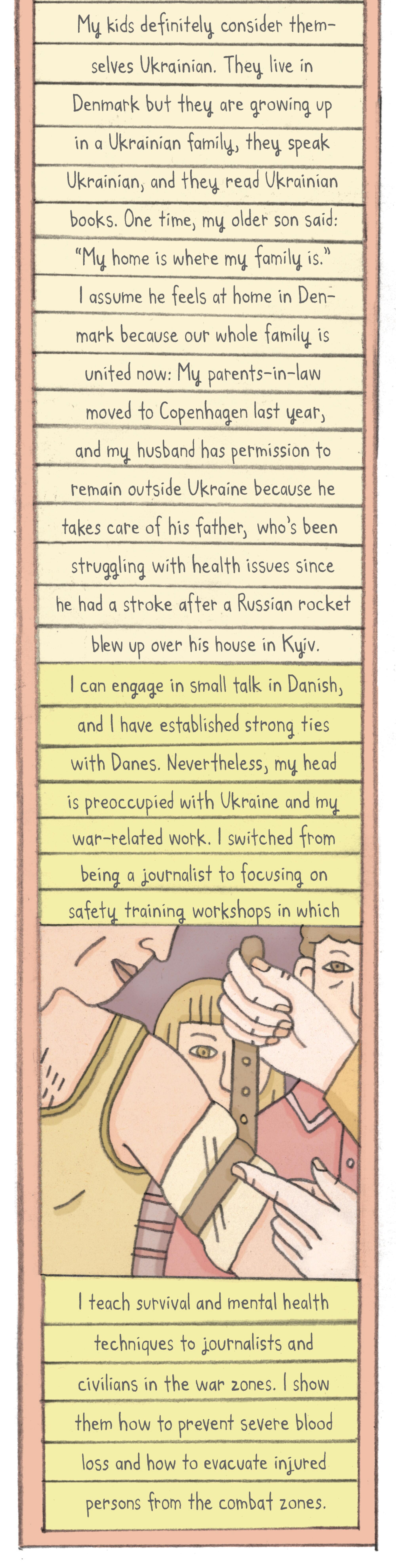 war diaries comic - column 1 lower section