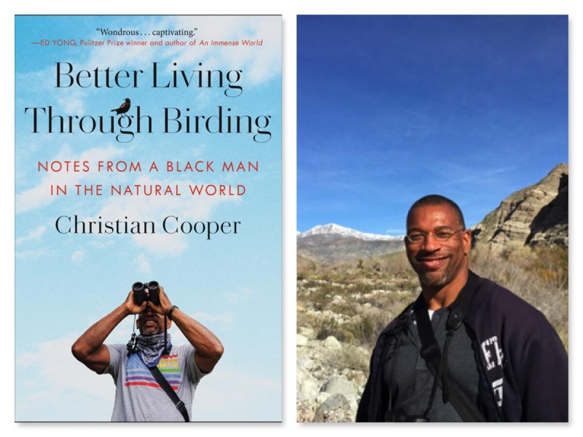 Christian Cooper (right) is the author of "Better Living Through Birding"