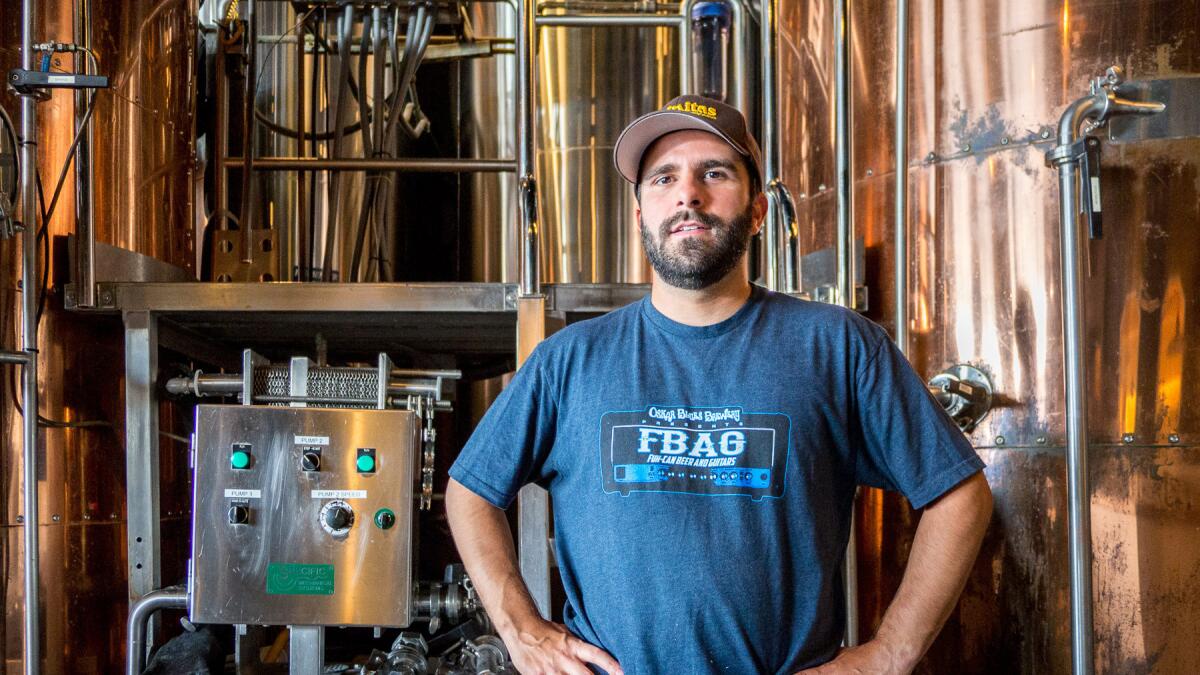 Paul Papantonio is the new brewer at Abigaile in Hermosa Beach.