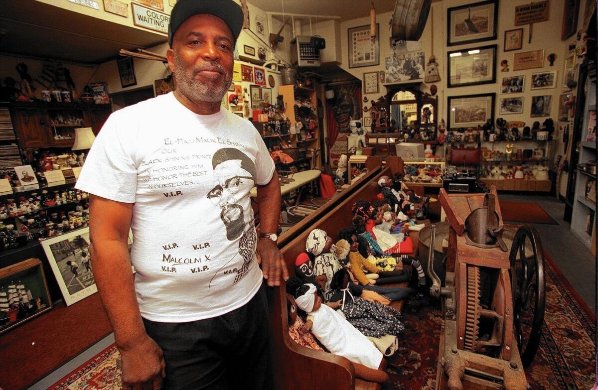 Brian Breye operated the Museum in Black in Leimert Park for four decades until rising rents forced its closure.