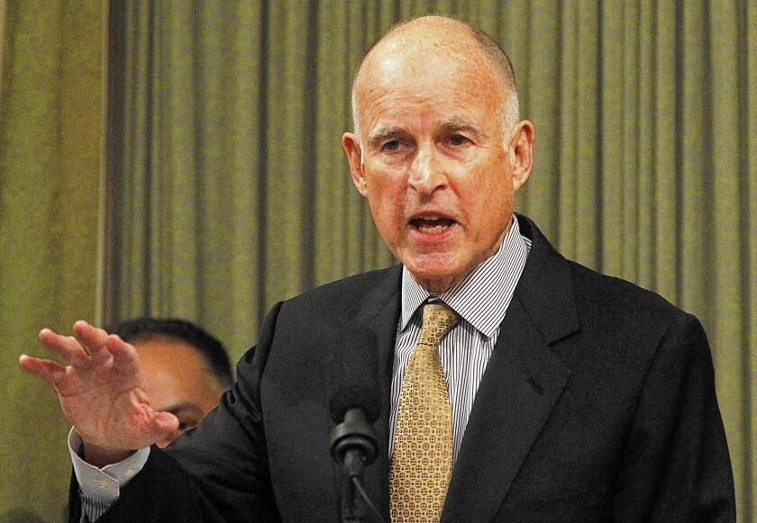 "This is a big deal," Gov. Jerry Brown said at a signing ceremony in the Capitol. "It's been known about for decades that underground water has to be managed and regulated in some way."