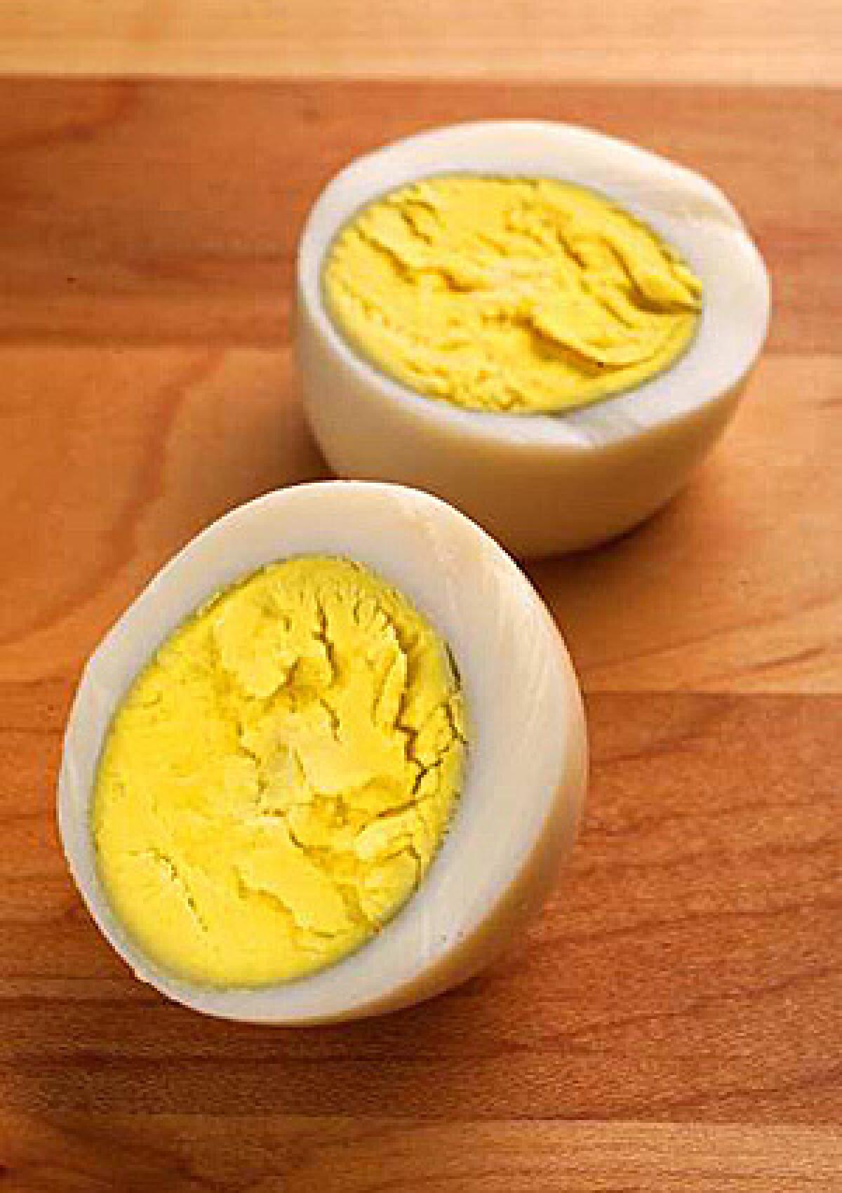 Making a hard boiled egg is easy.