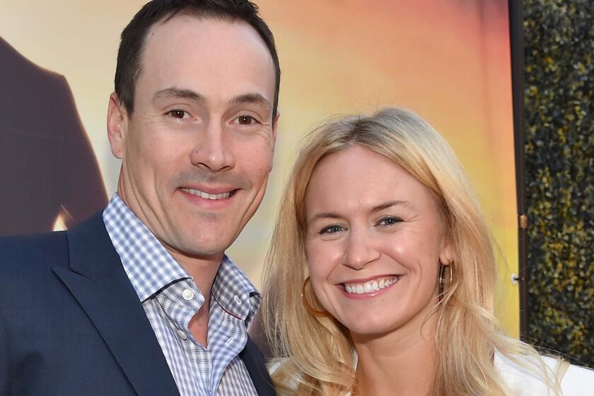 Chris Klein and Laina Rose Thyfault were married Sunday after being together for about four years.