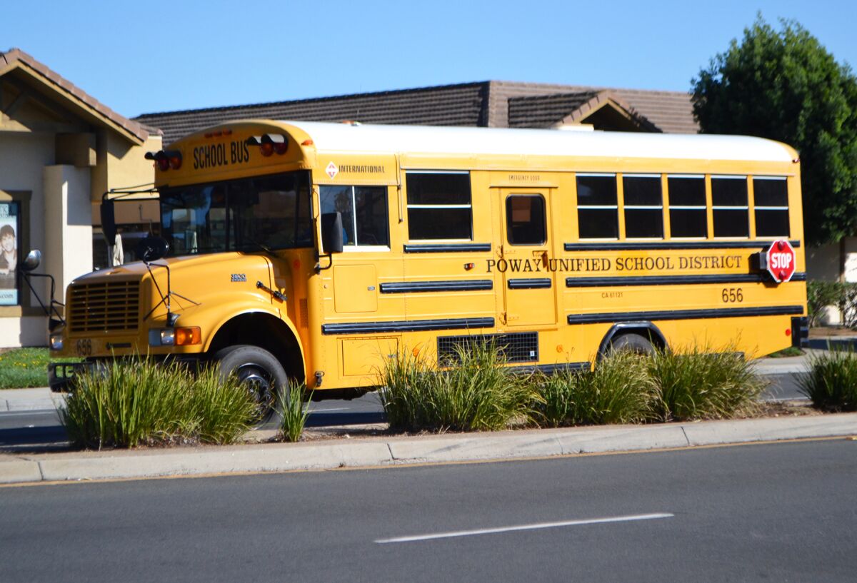 a big yellow school bus