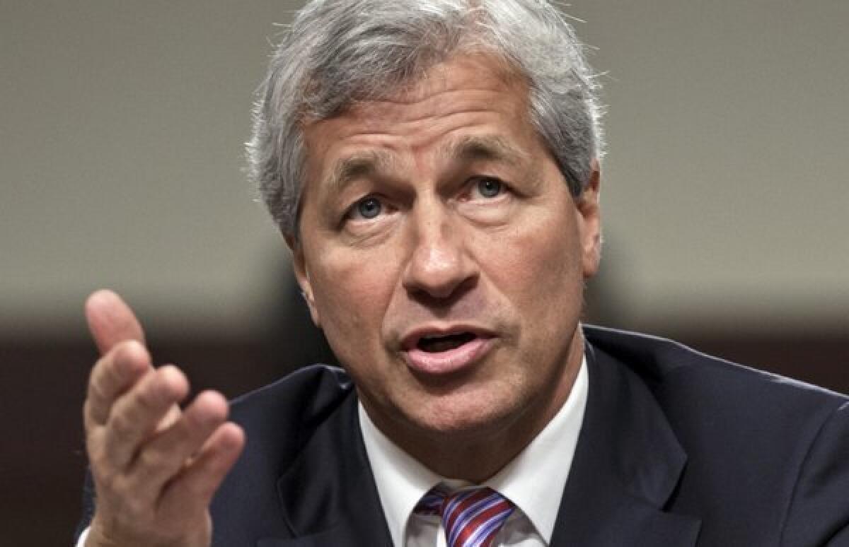 JPMorgan Chase & Co. Chairman Jamie Dimon testifies before Congress in October.