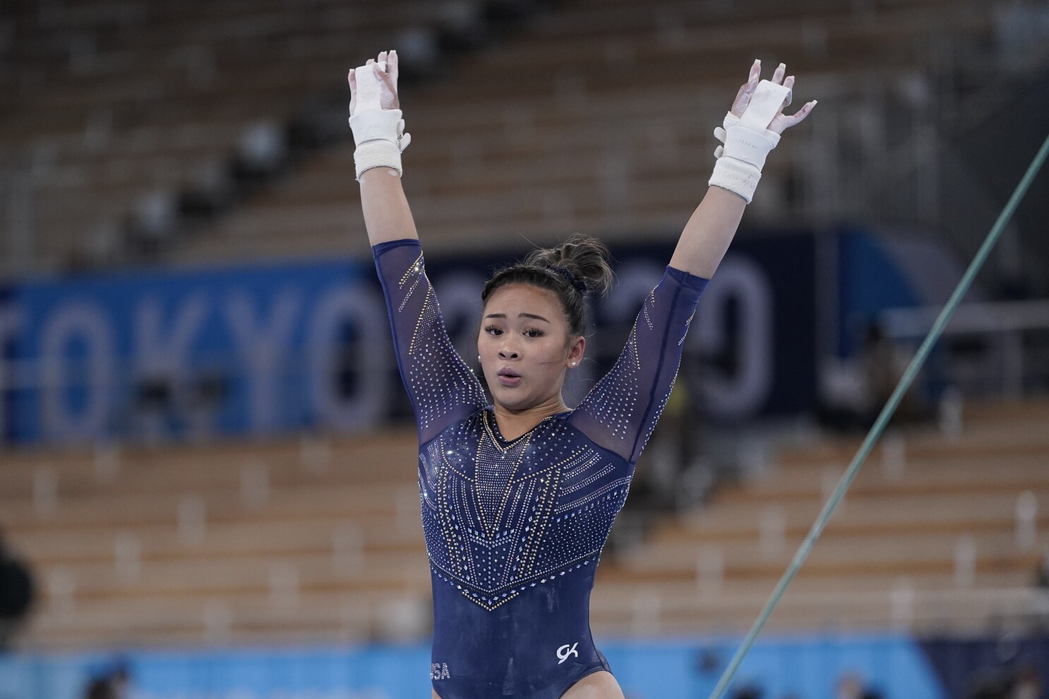 Olympics Gymnast Mykayla Skinner Wins Vault Silver For U S Los Angeles Times