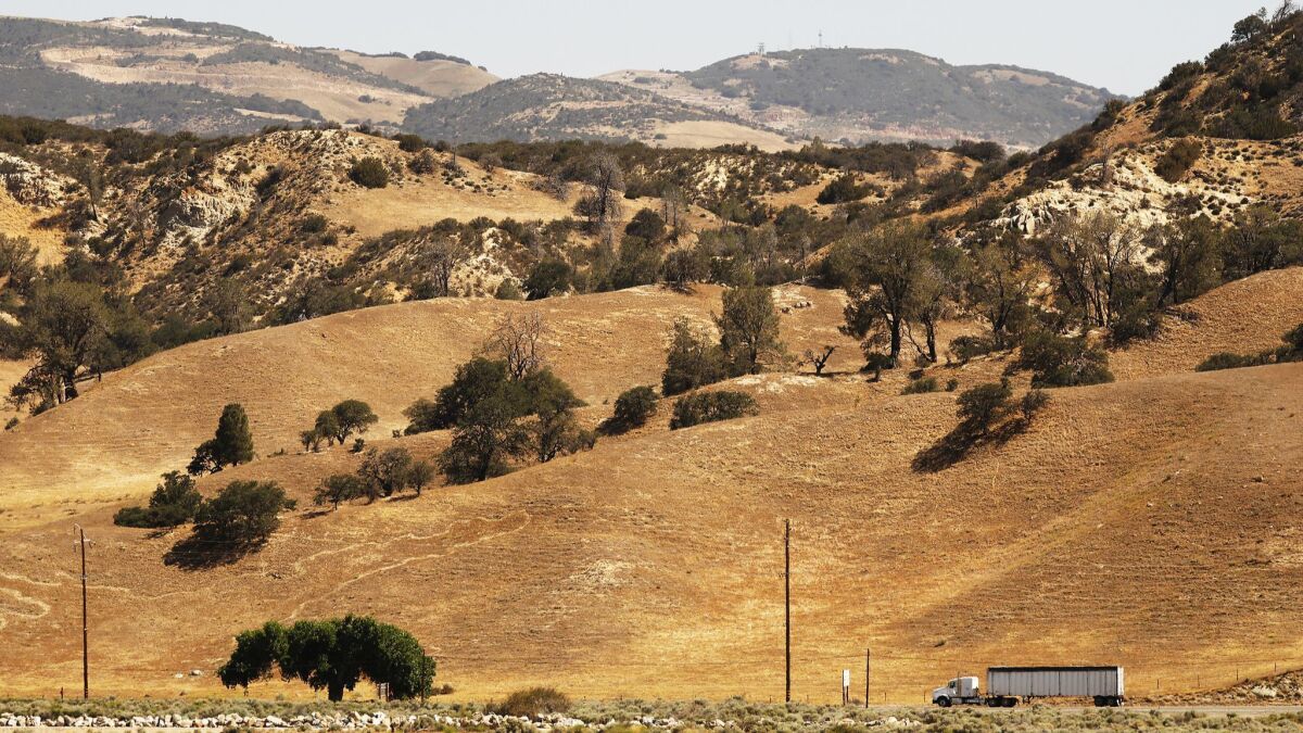 Land along California 138 near the 5 Freeway could be surrounded by development for the proposed Centennial project on Tejon Ranch, a 270,000-acre private property.