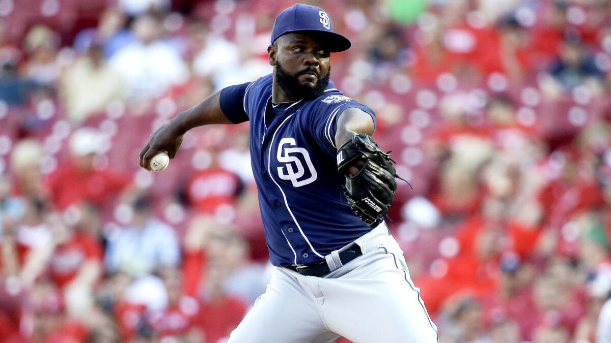Closer Fernando Rodney will go from the non-contending Padres to the wild-card chasing Marlins.