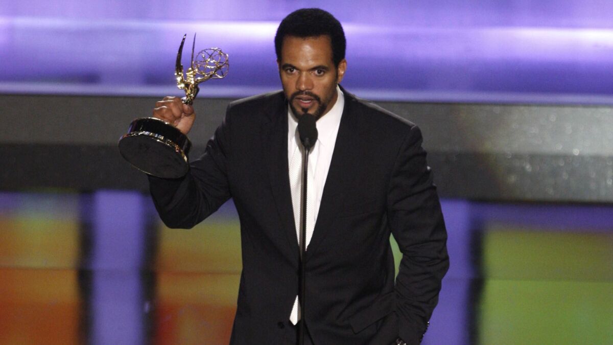 Kristoff St. John wins outstanding supporting actor in a drama series for his work on "The Young and the Restless" at the 2008 Daytime Emmys.
