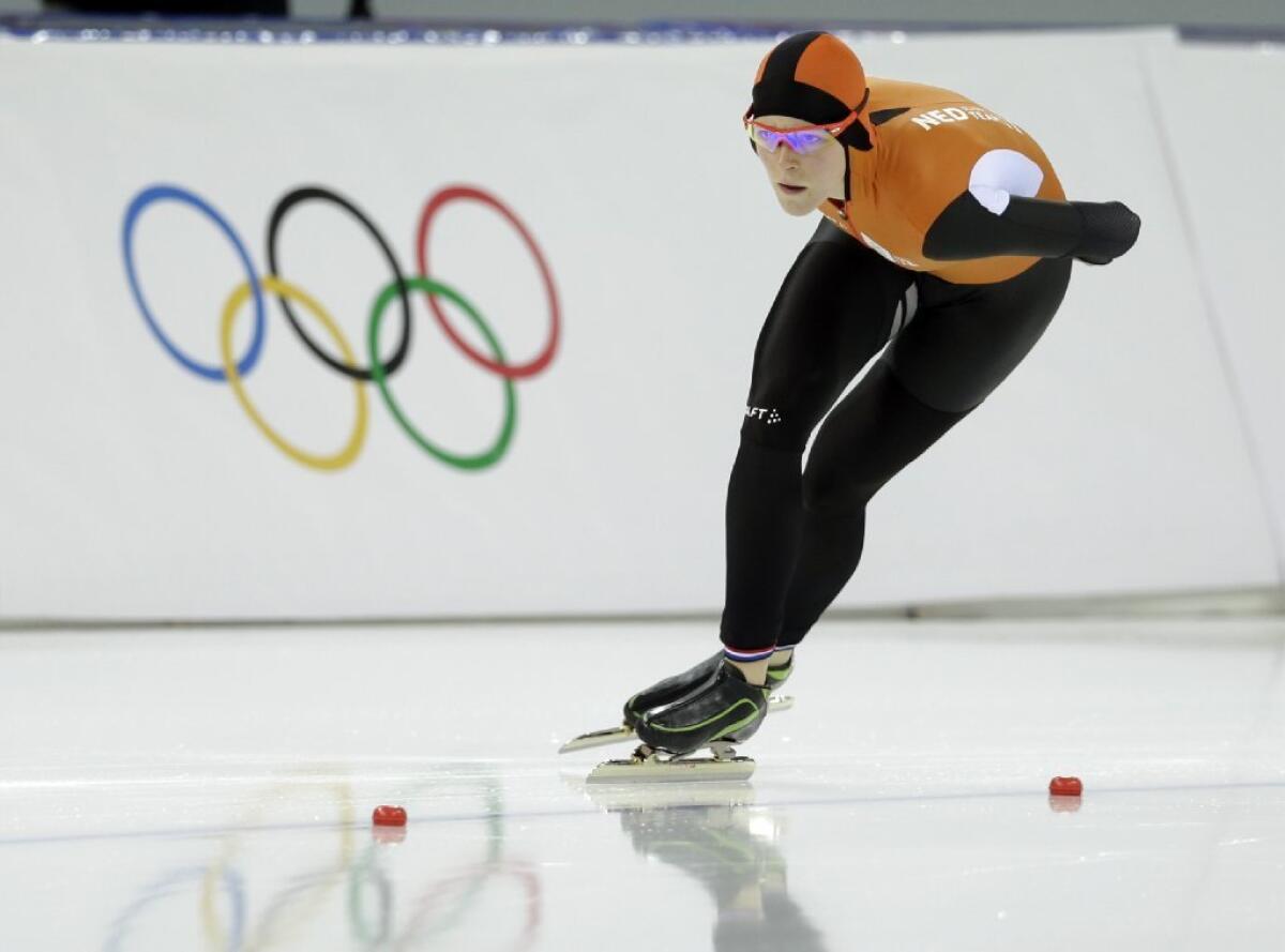 Jorien ter Mors is skating toward a gold medal.