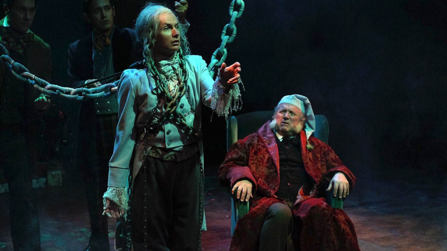 Review Cygnet Theatre S Fine Christmas Carol Keeps Giving The Gift Of Ghosts The San Diego Union Tribune