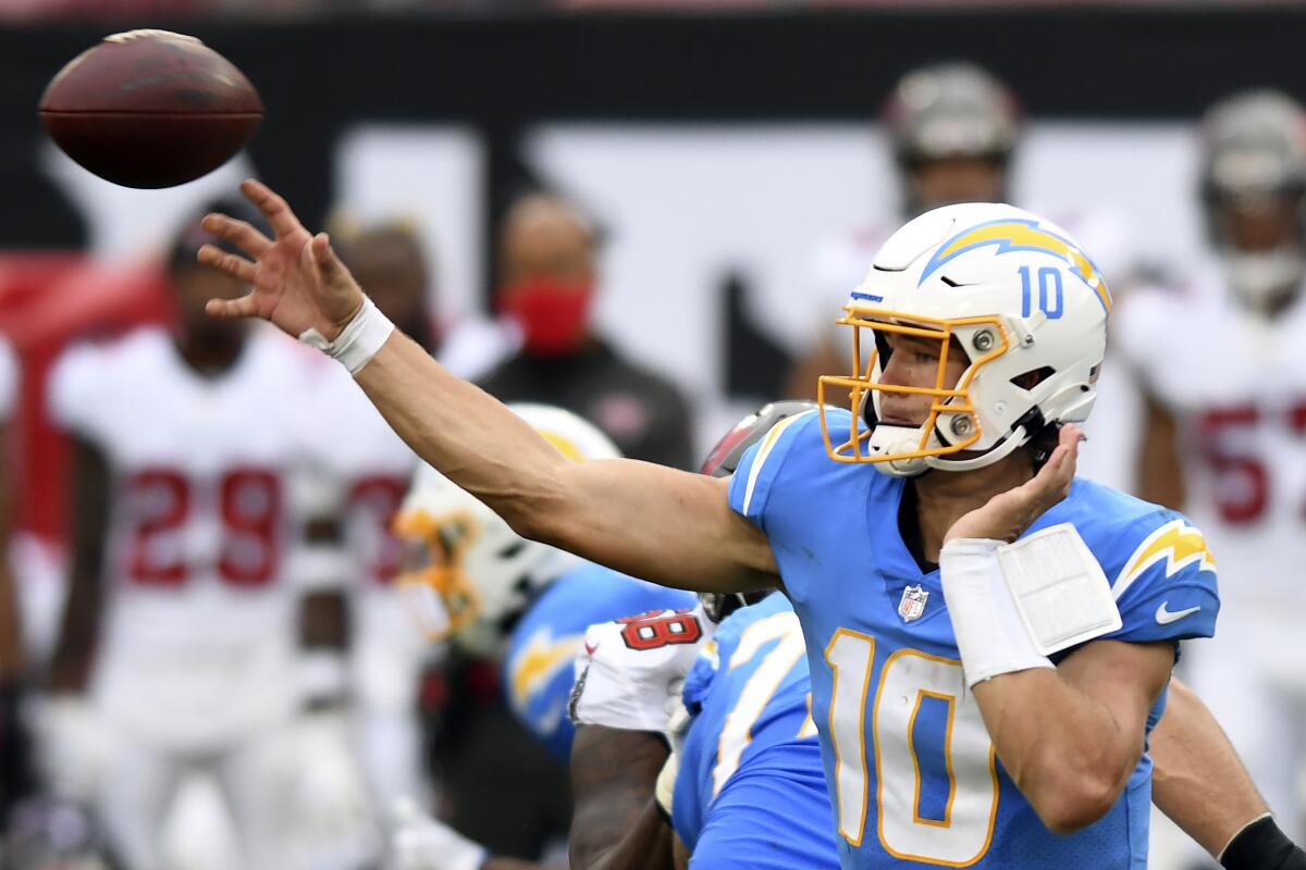 Justin Herbert Named Starting Quarterback For The Los Angeles Chargers