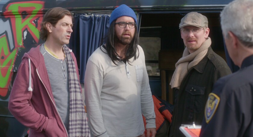 Greg Naughton, Brian Chartrand and Rich Price in the movie "The Independents."