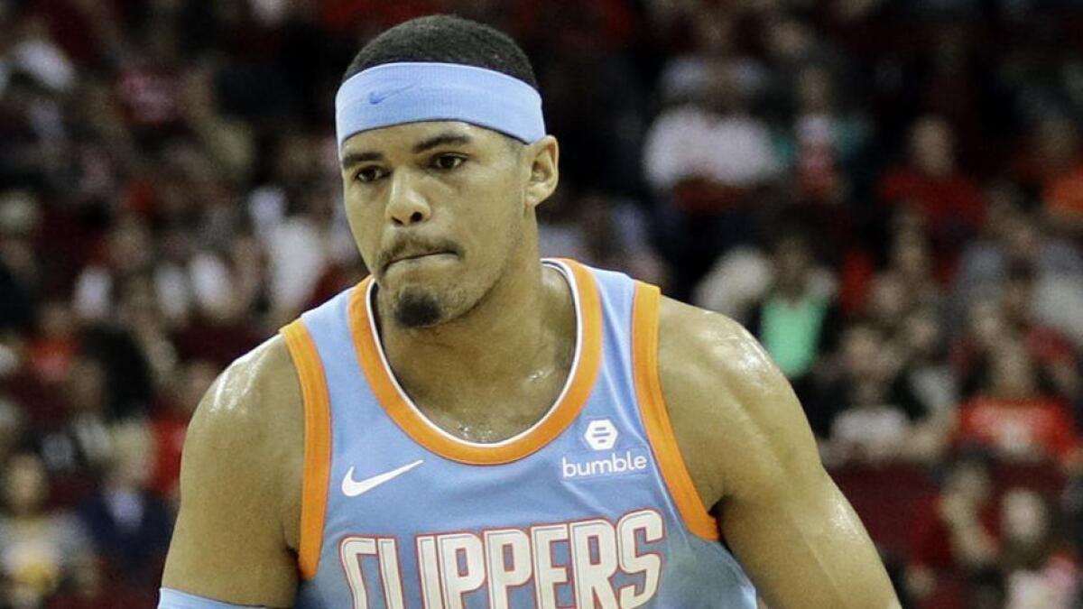 The Clippers' Tobias Harris in a game against the Houston Rockets on March 15.