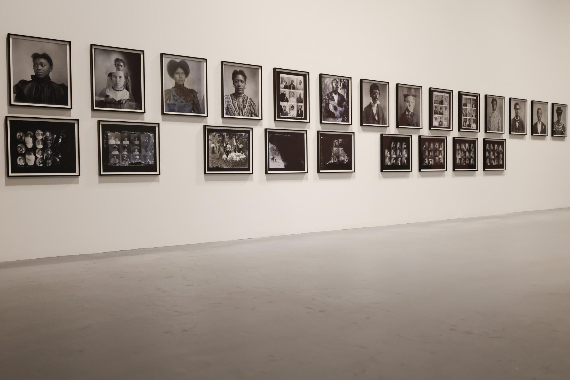 The Hugh Mangum photo series at the "Monuments."