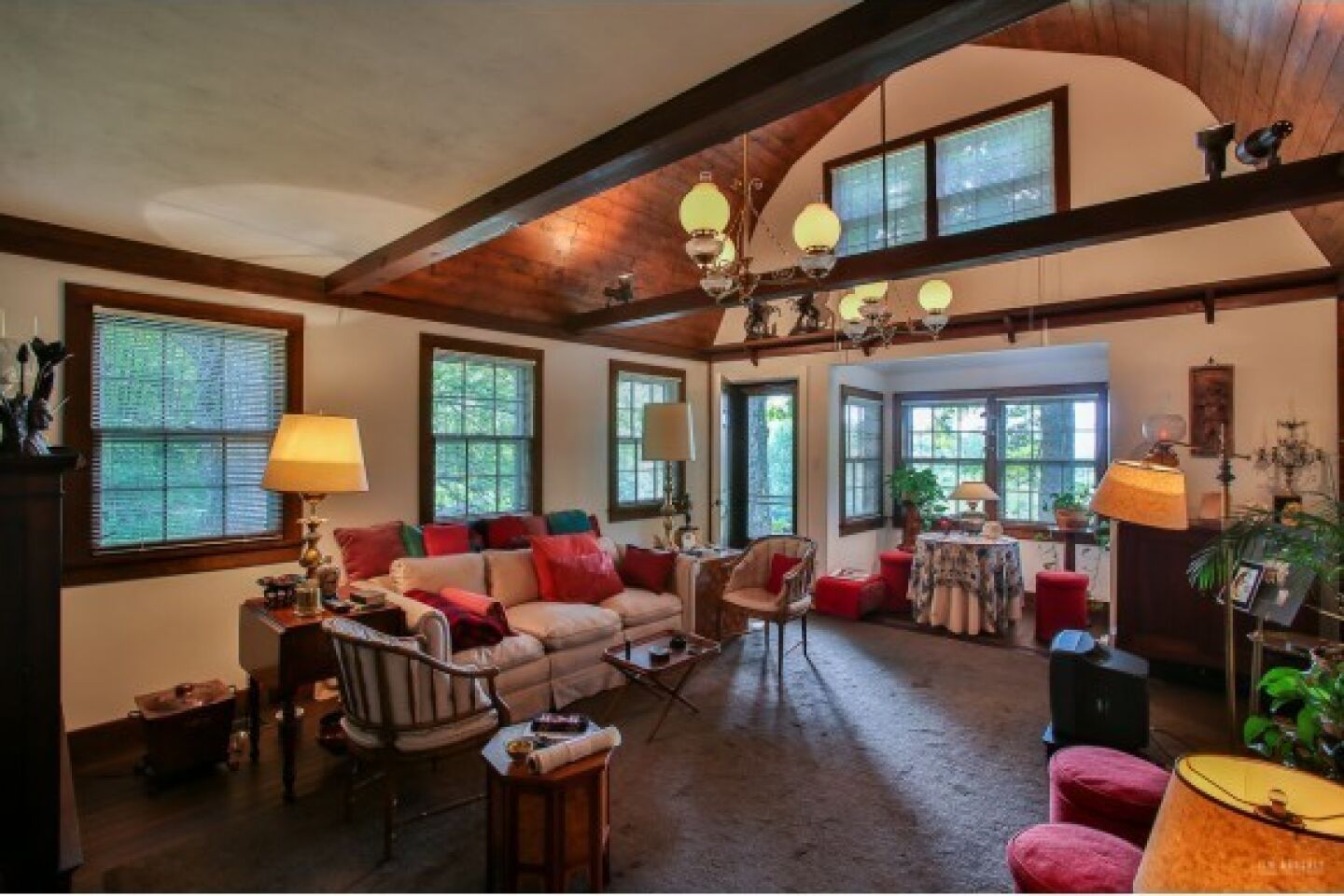 J.D. Salinger's home for sale - living room