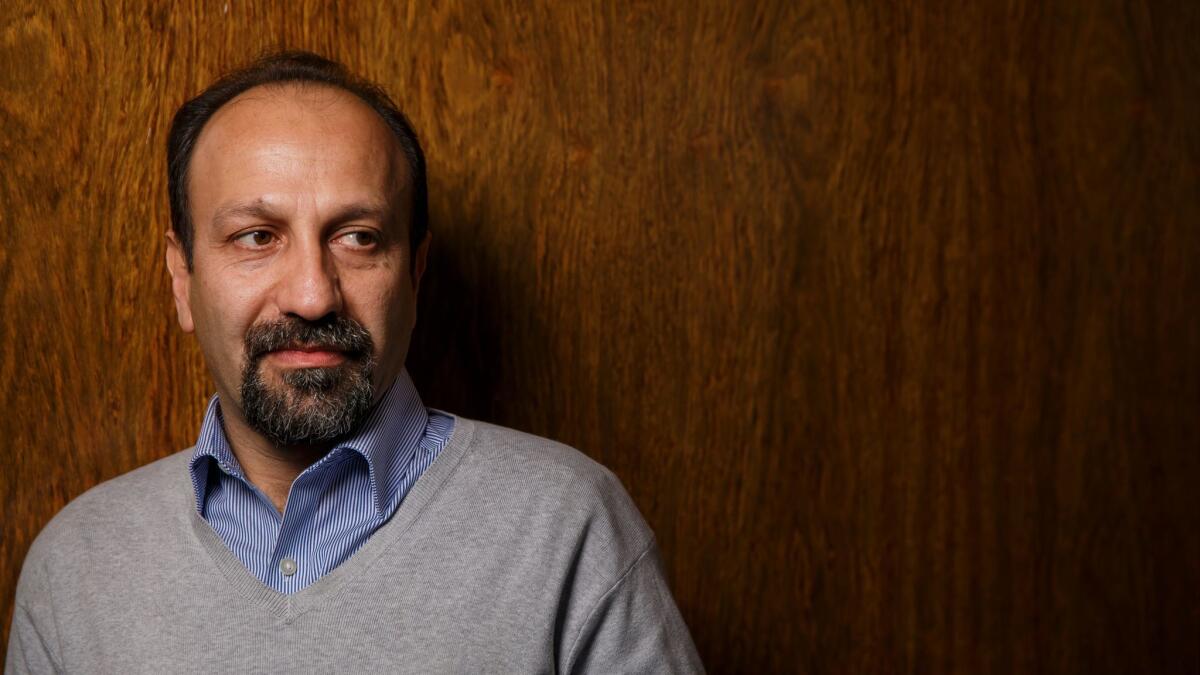 Iranian filmmaker Asghar Farhadi, whose movie "The Salesman" has been nominated for an Oscar, said he will stay home in the face of "fanaticism and extremism" in the U.S.