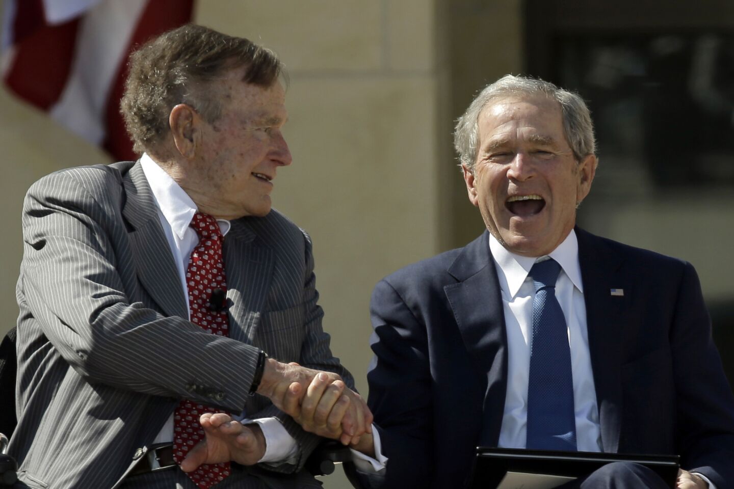 A Bush handshake