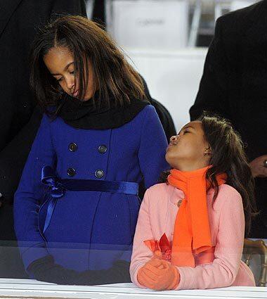 Malia and Sasha Obama