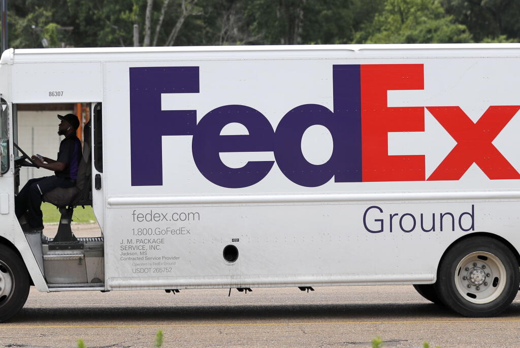 FedEx Ground package van