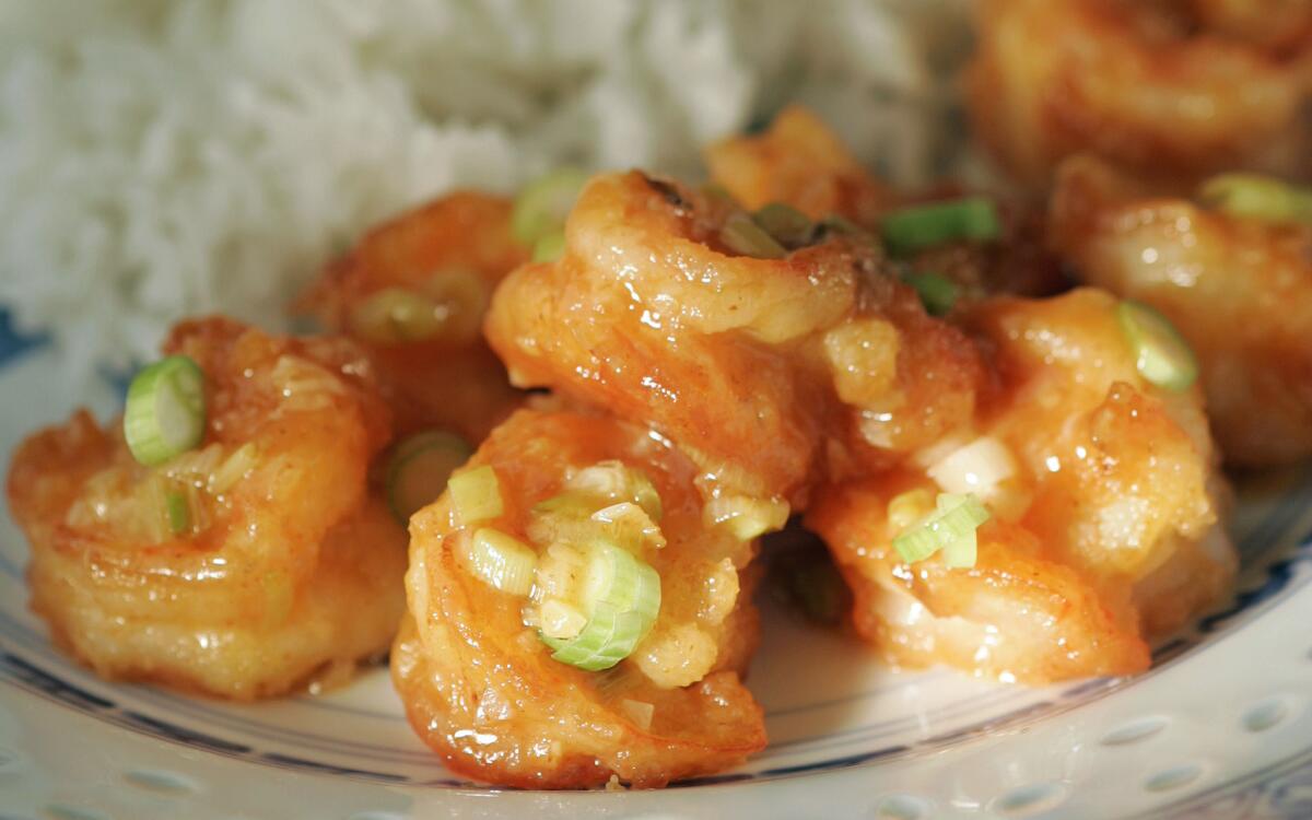 Yang Chow slippery shrimp
