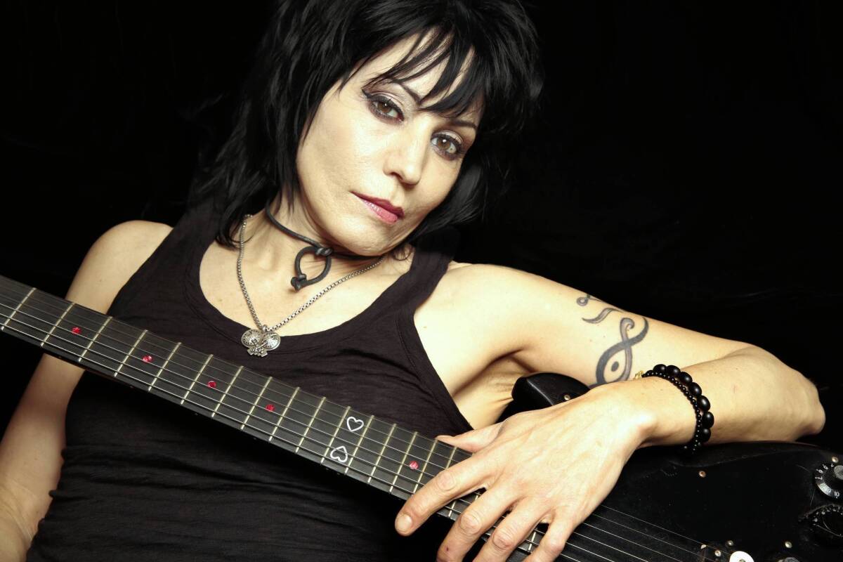 Joan Jett at her home on Long Island, N.Y.