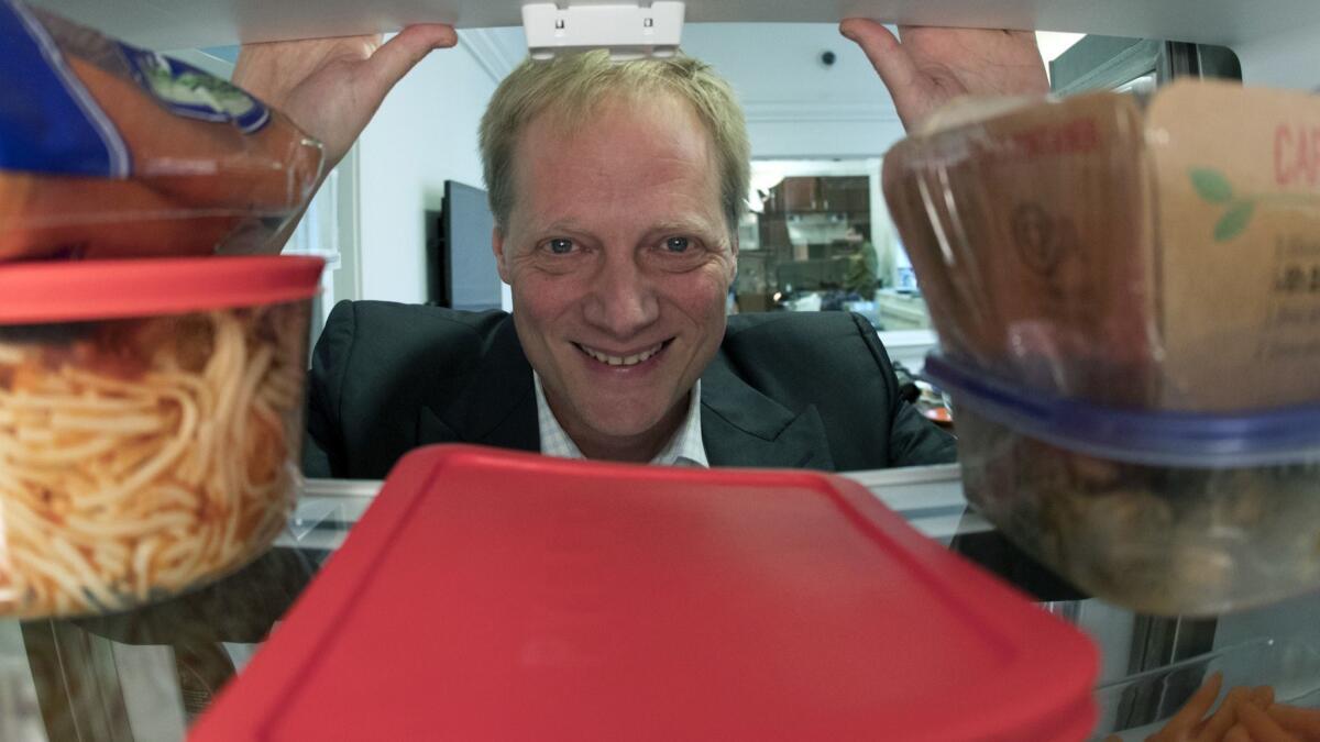 Brian Wansink poses for a photo in a food lab at Cornell University in Ithaca, N.Y. on Dec. 6, 2016.
