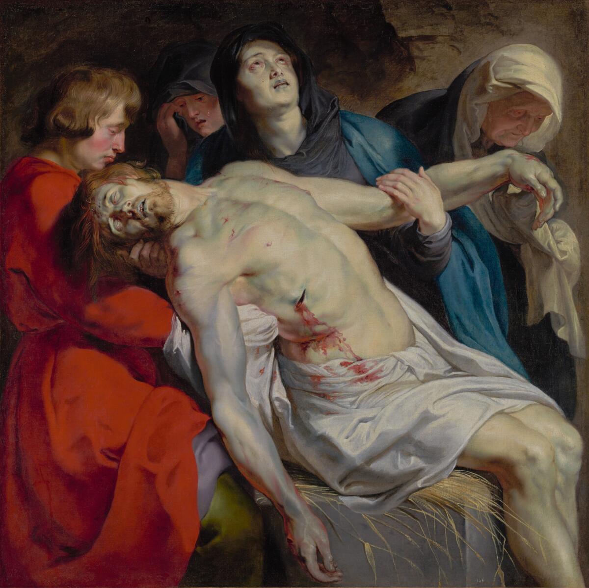 Peter Paul Rubens, “The Entombment,” around 1612, oil on canvas