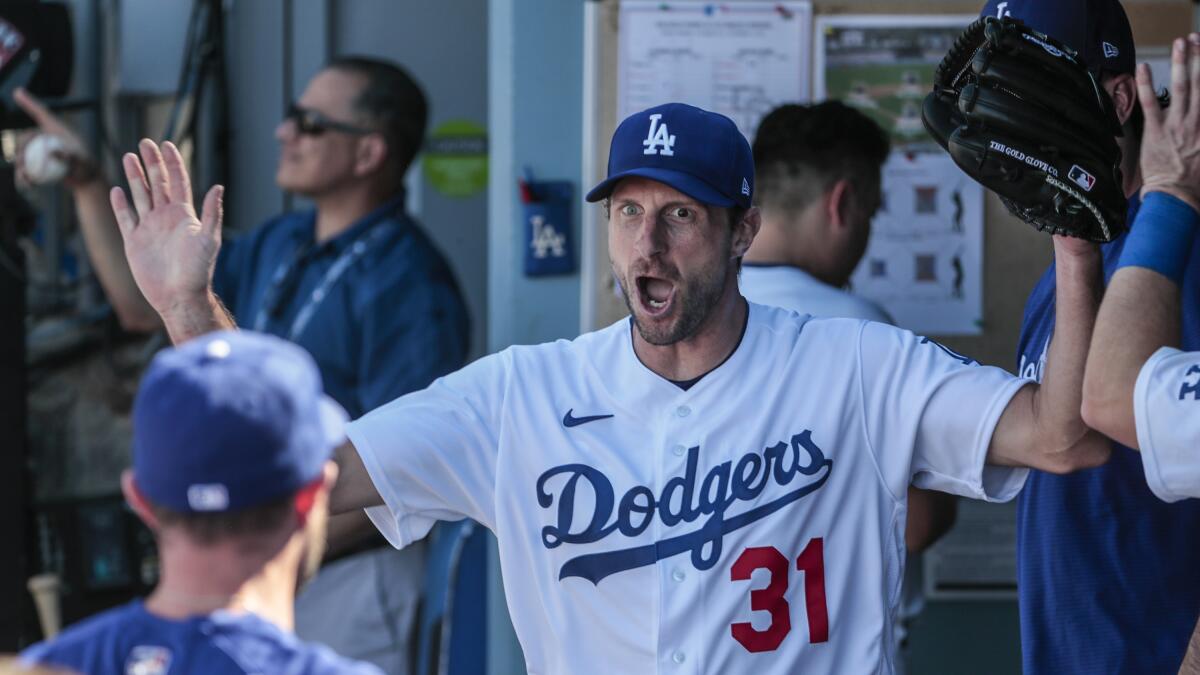 MLB ERA leader Scherzer dominates again, Dodgers beat Reds –