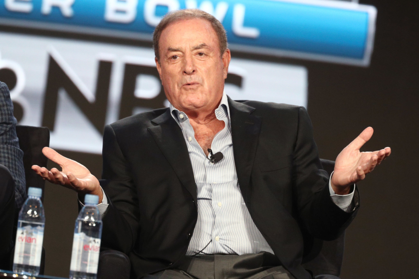 PASADENA, CA - JANUARY 09: Play-by-Play, 'Sunday Night Football' & Super Bowl LII, Al Michaels.