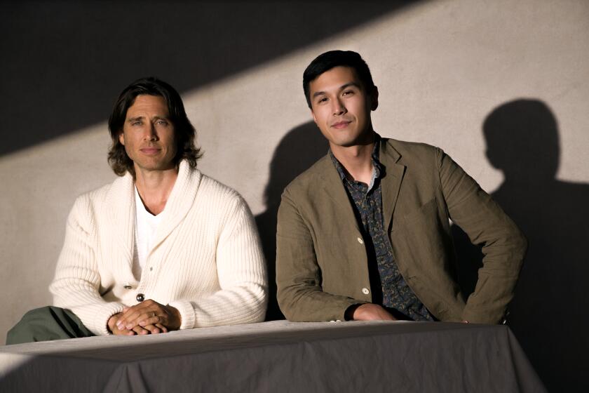 Brad Falchuk and Byron Wu of Netflix's "The Brothers Sun."