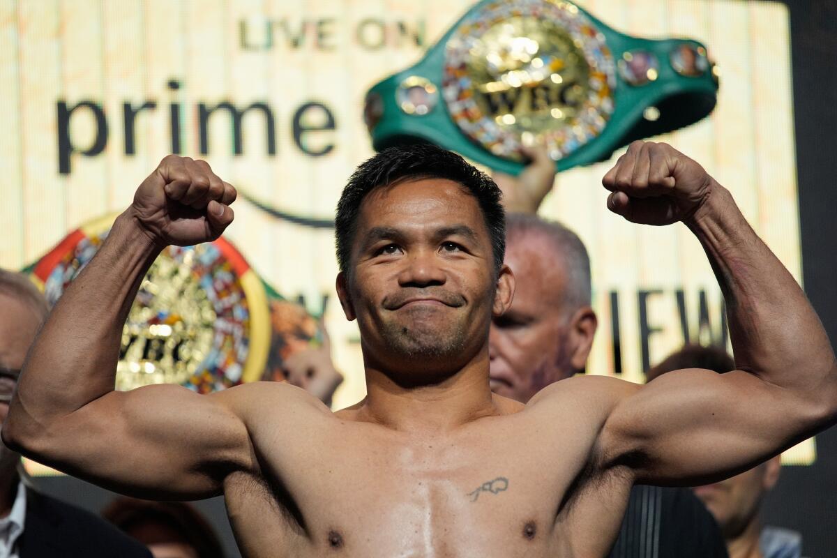 A sus 47 años, Pacquiao anuncia contienda de exhibición ante Provodnikov - Los Angeles Times
