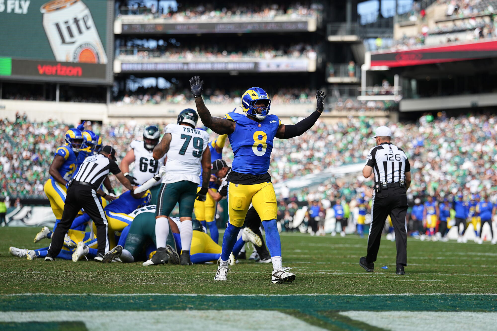La Rams Lose Again Rams lose to Eagles on blocked field-goal attempt as time expires - Los ...