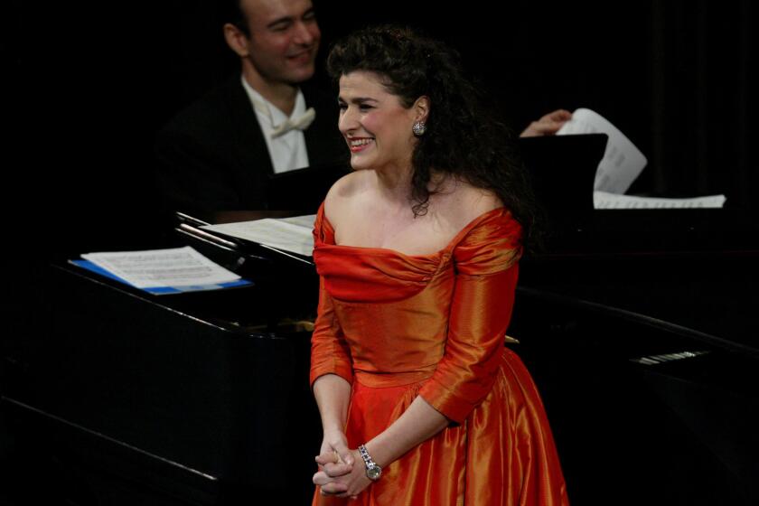 Cecilia Bartoli, seen in 2003, has canceled concert dates that included a stop at the Broad Stage in Santa Monica.
