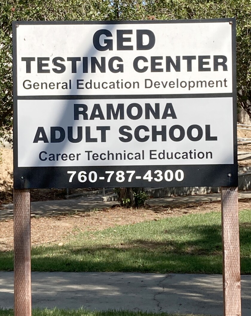 Career Technical Education services are available at Ramona Adult School.
