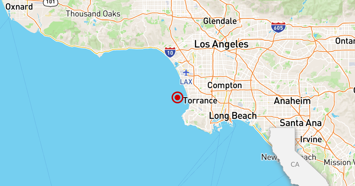 Earthquake: A 2.7-magnitude earthquake occurred near three beaches in Southern California