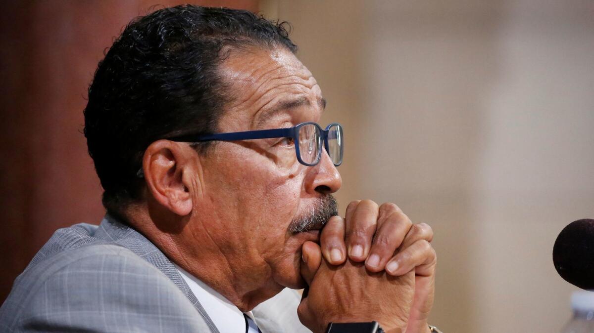 Both motions introduced by City Council President Herb Wesson regarding the LAPD's disciplinary system passed Tuesday. One created a ballot measure that, if approved by voters, could add more civilians to disciplinary boards. The second launched a deeper look at the process.